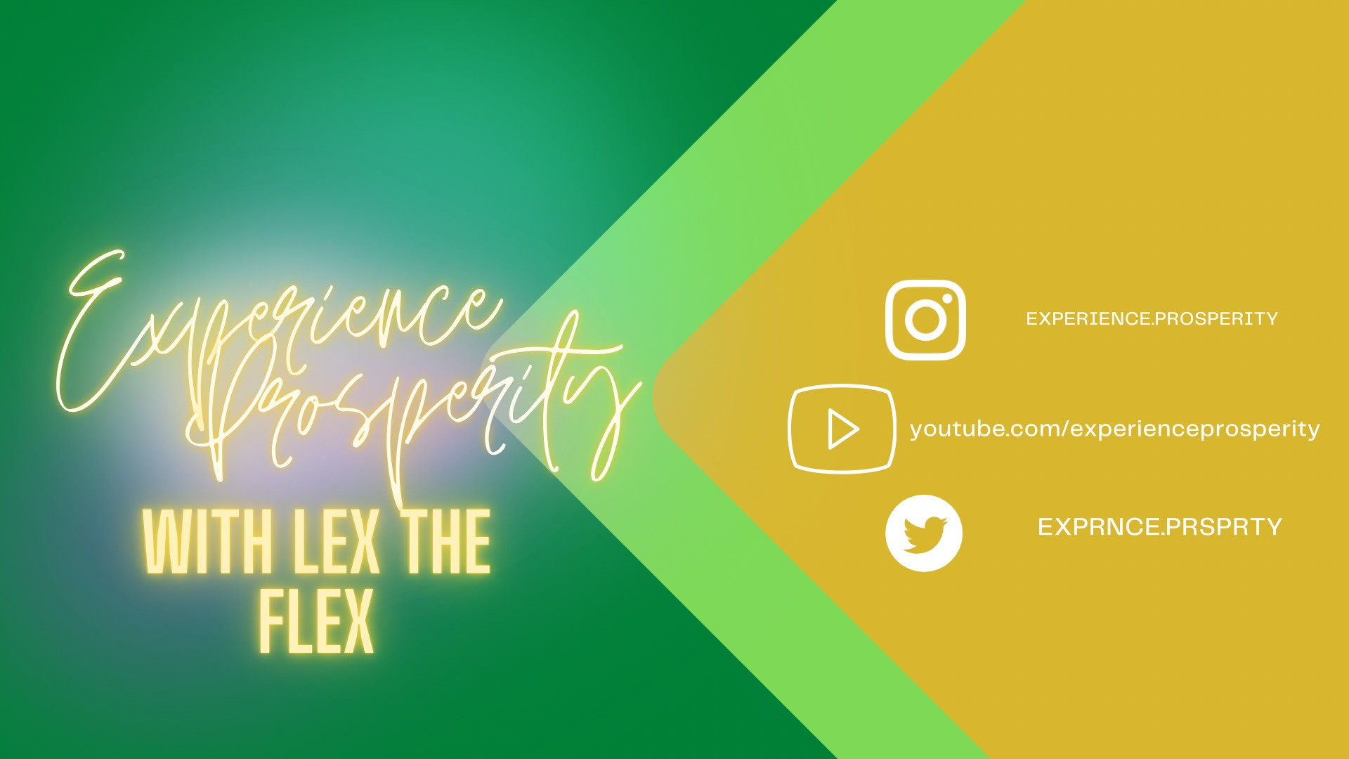 Meet Lex The Flex  Experience Prosperity in ALL areas of your life! -  SHOUTOUT ATLANTA