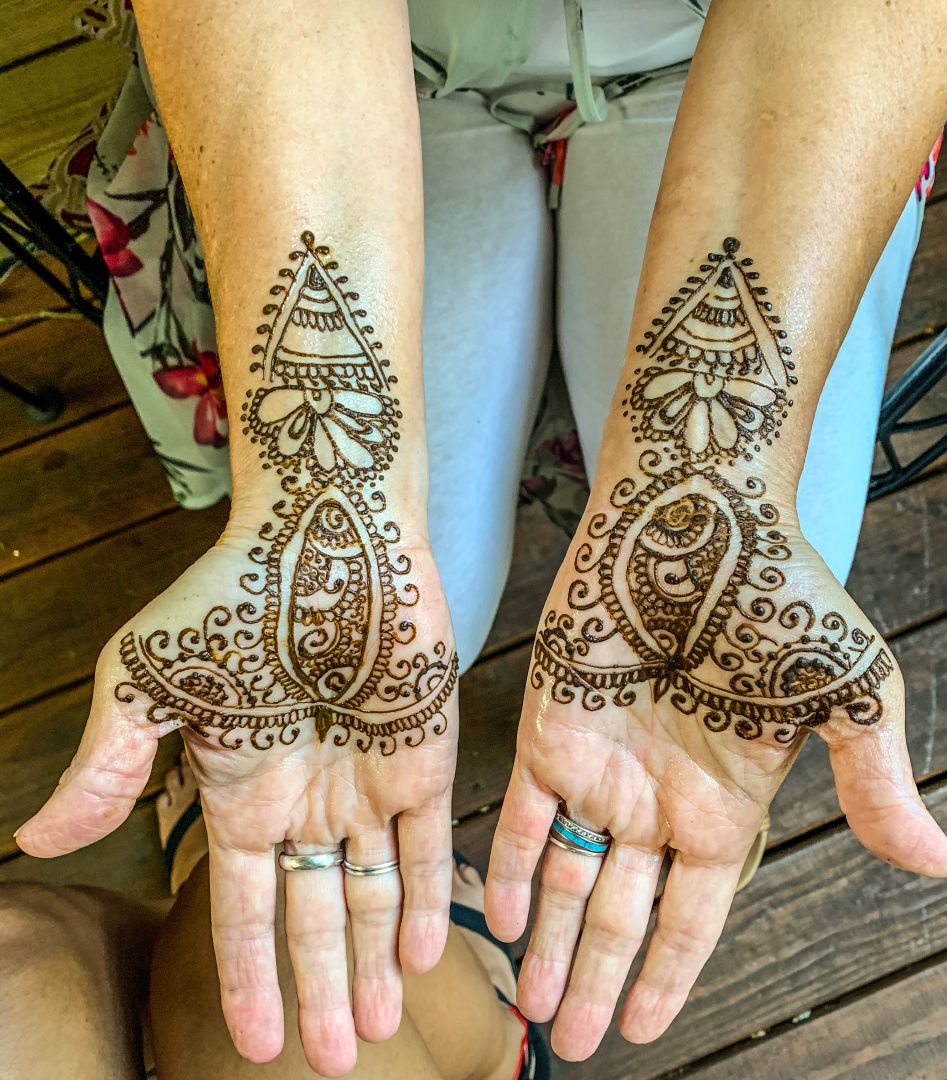 Natural Henna Tattoo Perth Western Australia : Minu Threading