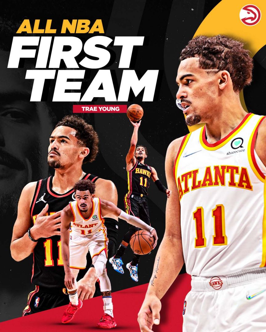 Trae Young New Hawks Jersey Graphics on Behance