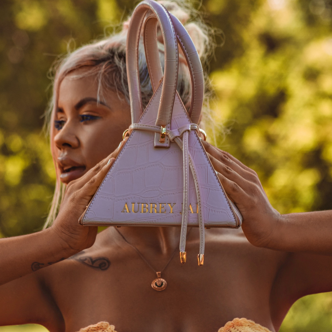 Pyramid-shaped Handbags Captures Whimsical Spirit of Aubrey Jai