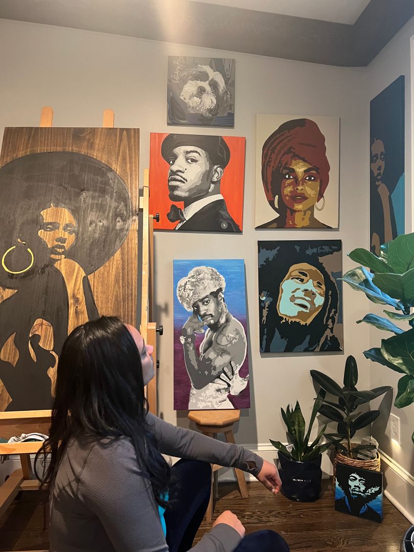 Meet Naomi Garcia | Abstract Portrait Artist – SHOUTOUT ATLANTA